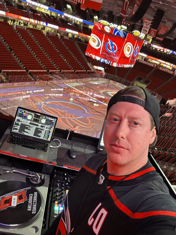 carolina hurricanes dj marcus ward